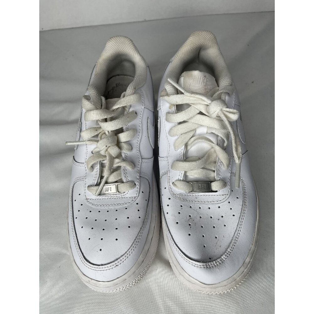 Nike Air Force 1 Shoes Boys Size 7Y White Low Top Leather Classic DH2920-111